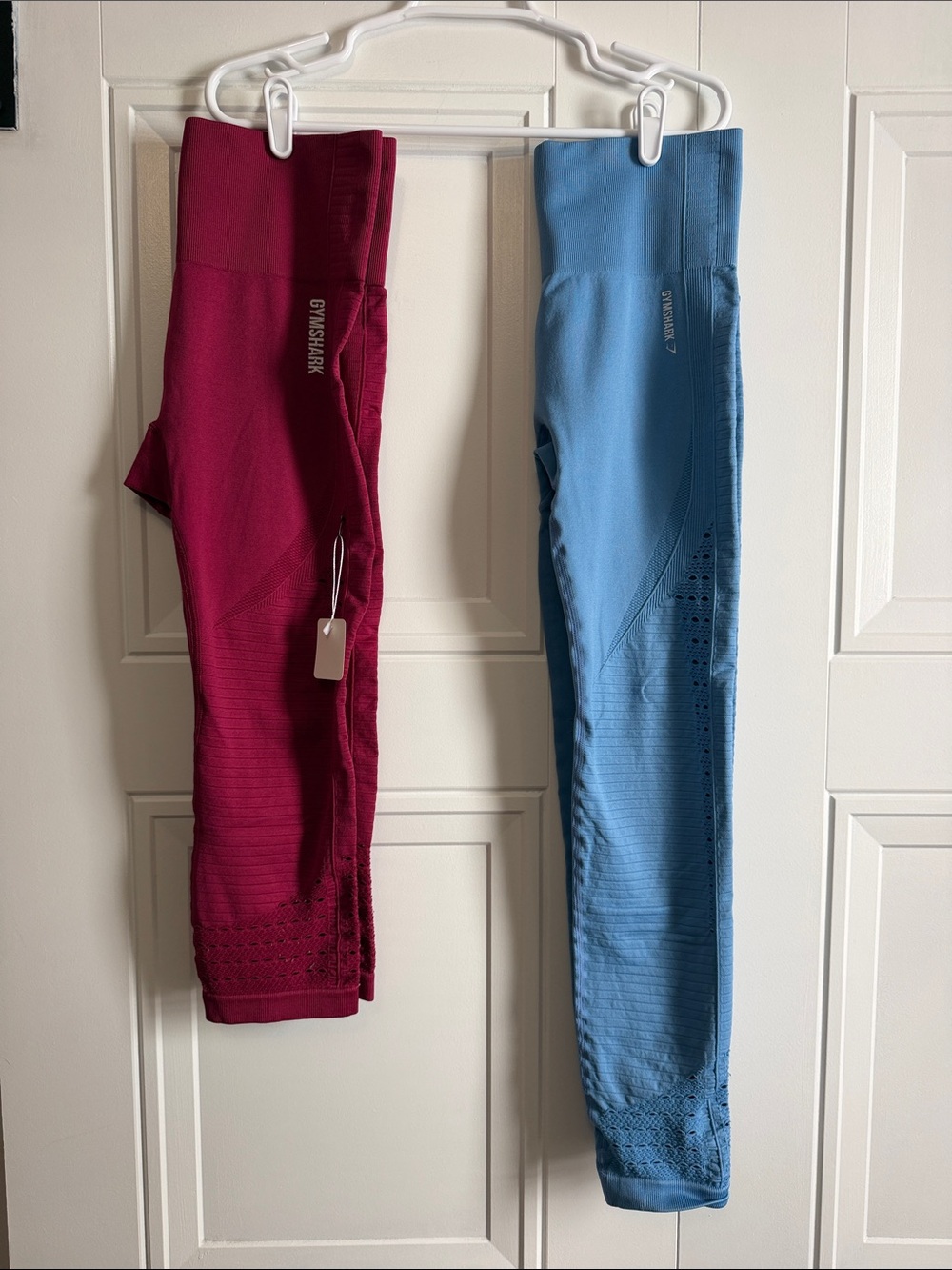 Gymshark Women’s High-Waist Seamless Leggings - Blue and Berry
